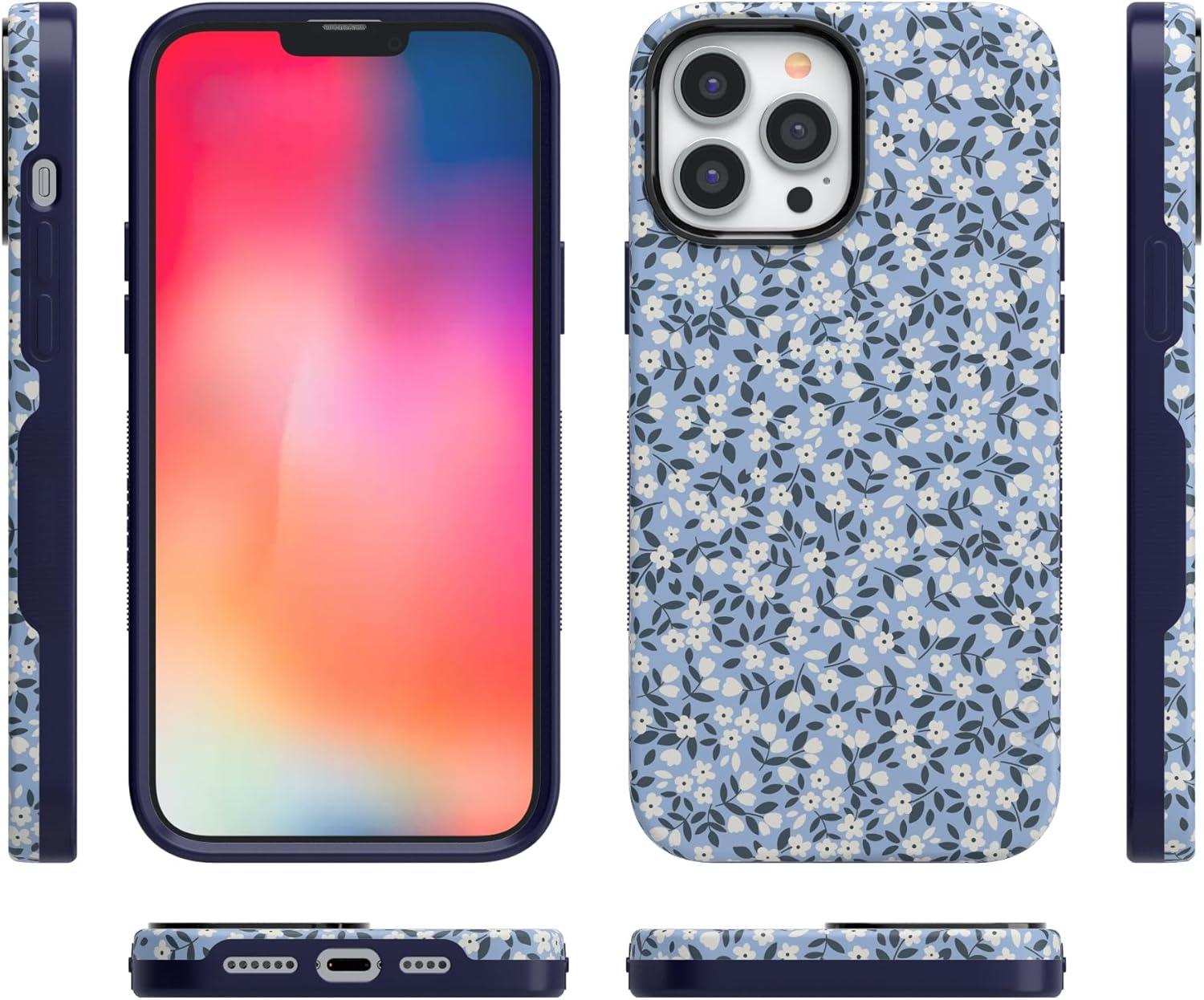 imageCasely iPhone 13 Pro Case  Ride The Wave  Pastel Rainbow Lined  Compatible with MagSafe  Bold Protective DesignPicking Daisies  Cottagecore Case