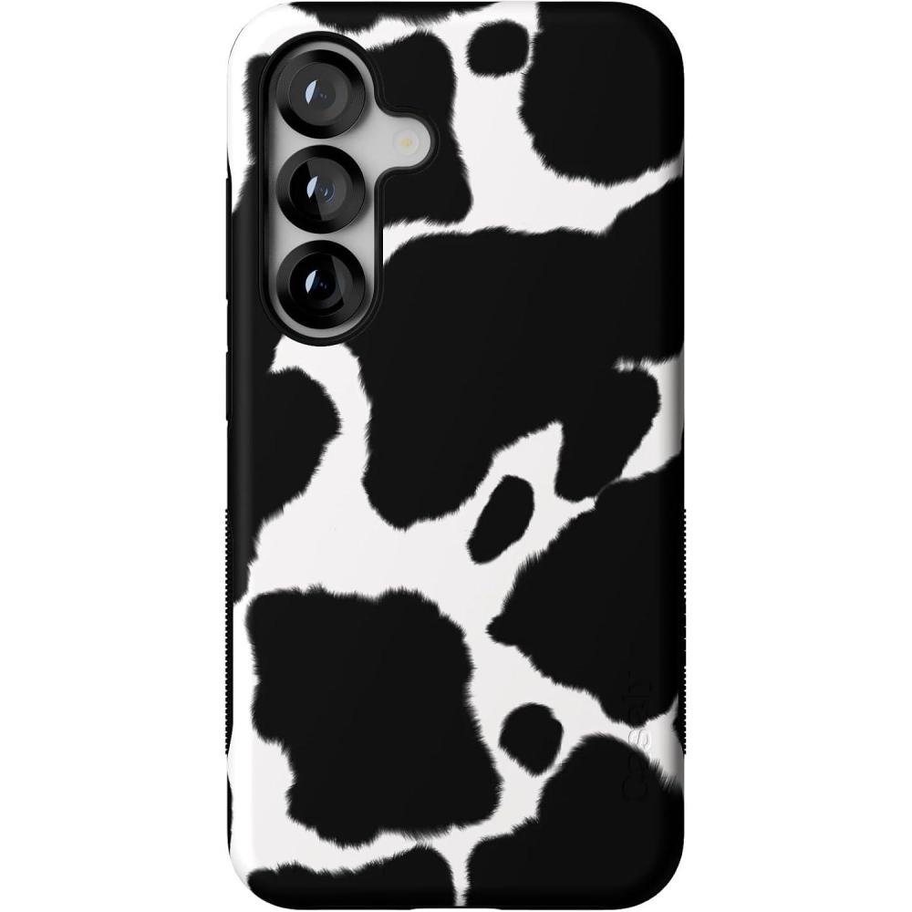 imageCasely Galaxy S25 Case  Oasis  Pura Vida Floral  Compatible with MagSafe  Bold Protective DesignCurrent MOOd  Cow Print