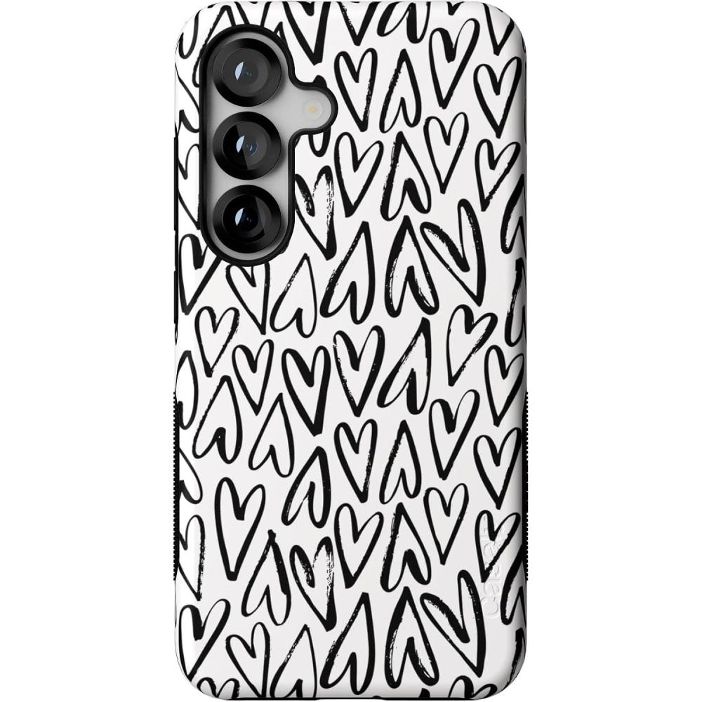 imageCasely Galaxy S25 Case  Oasis  Pura Vida Floral  Compatible with MagSafe  Bold Protective DesignHeart Throb  Endless Hearts