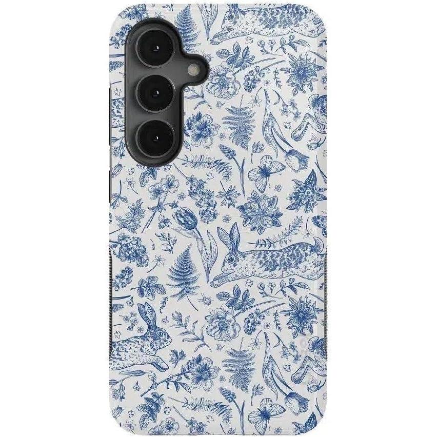 imageCasely Galaxy S25 Case  Oasis  Pura Vida Floral  Compatible with MagSafe  Bold Protective DesignHop  Bloom  Bunny Toile
