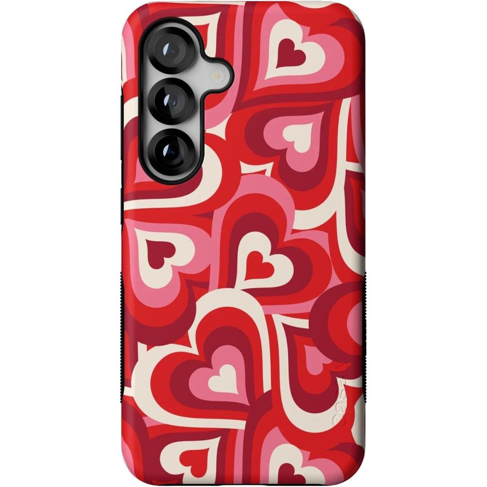 imageCasely Galaxy S25 Case  Oasis  Pura Vida Floral  Compatible with MagSafe  Bold Protective DesignLove Song Remix  Ombre Hearts