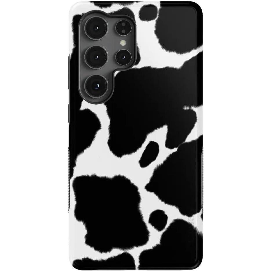 imageCasely Galaxy S25 Ultra Case  Chateau Pups  French Dog  Compatible with MagSafe  Bold Protective DesignCurrent MOOd  Cow Print