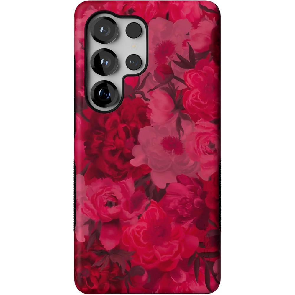imageCasely Galaxy S25 Ultra Case  Chateau Pups  French Dog  Compatible with MagSafe  Bold Protective DesignRomance Novel  Moody Floral