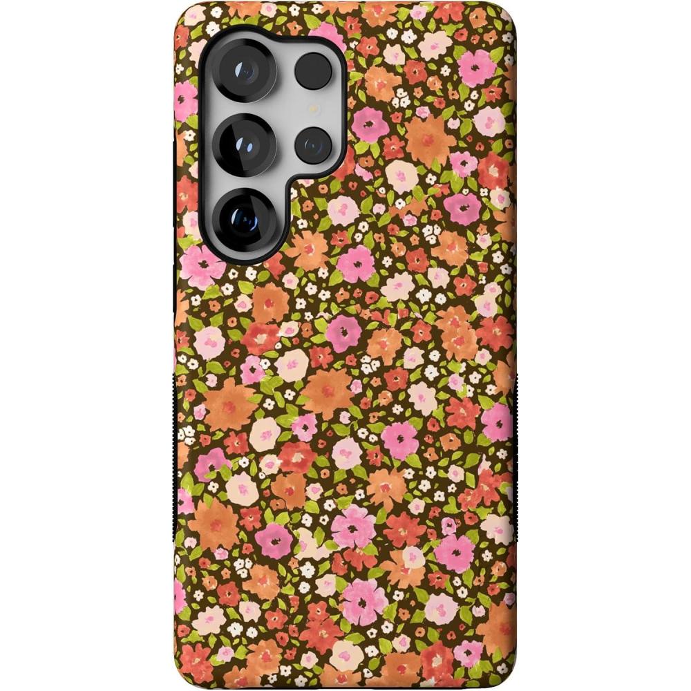 imageCasely Galaxy S25 Ultra Case  Chateau Pups  French Dog  Compatible with MagSafe  Bold Protective DesignRustic Roses  Boho Bouquet