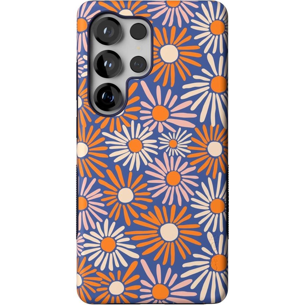 imageCasely Galaxy S25 Ultra Case  Chateau Pups  French Dog  Compatible with MagSafe  Bold Protective DesignSpring Forward  Daisy Floral