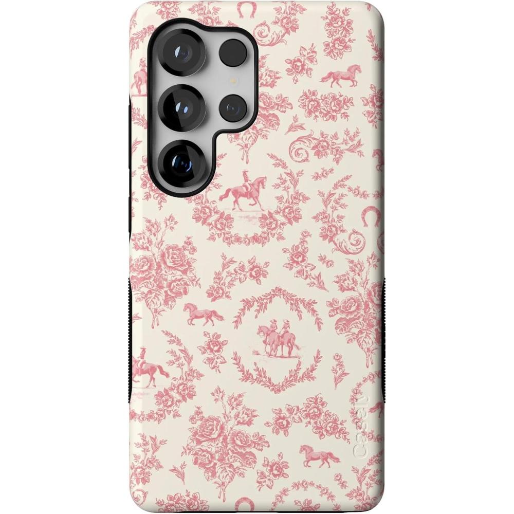 imageCasely Galaxy S25 Ultra Case  Chateau Pups  French Dog  Compatible with MagSafe  Bold Protective DesignWestern Bloom  Jenna Palek x Casely