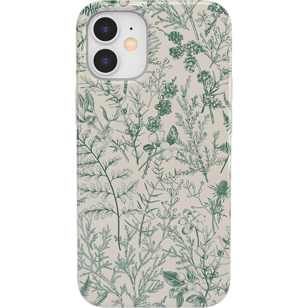 imageCasely iPhone 11 Case  Youre Dope  Retro Colorblock  Classic Ultra Slim DesignSage Garden  Green Floral Case