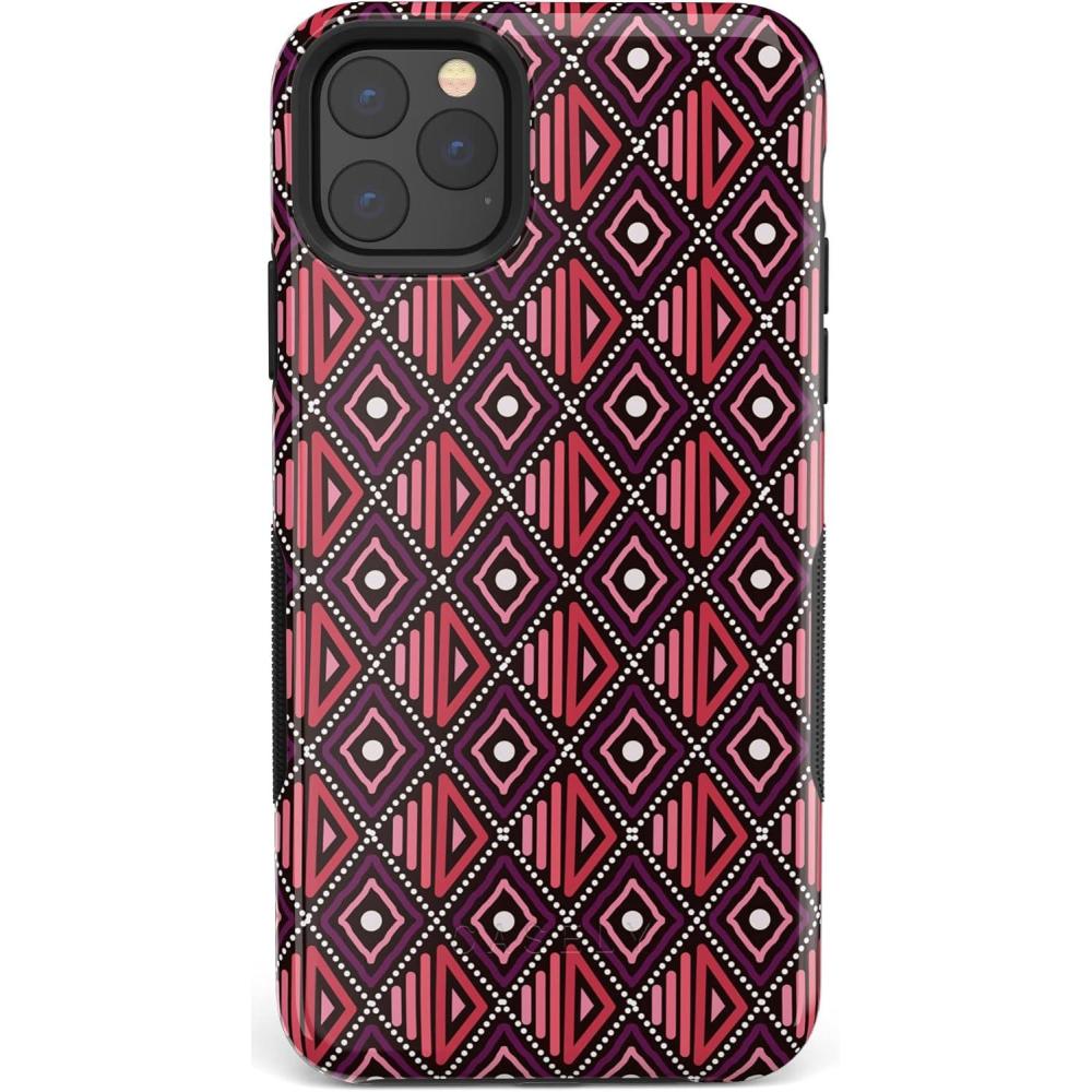 imageCasely iPhone 11 Pro Case  Flower My World  Ocean Blue Floral  Bold Protective DesignGood Vibes Only Festival