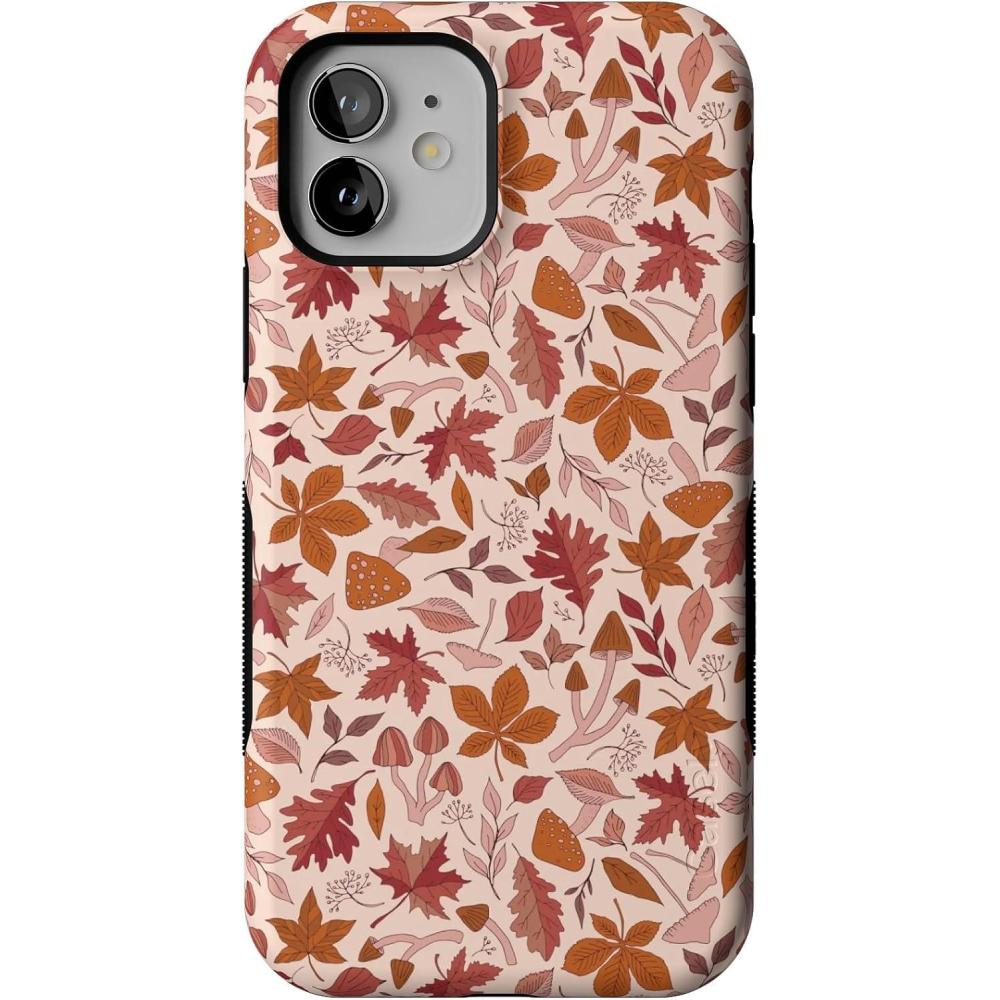 imageCasely iPhone 12 Mini Case  Cant Help Falling  Autumn Leaves  Compatible with MagSafe  Bold Protective Design