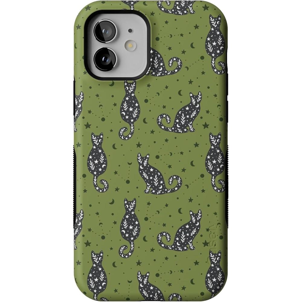 imageCasely iPhone 12 Mini Case  Sabrinas Bestie  Black Cats  Compatible with MagSafe  Bold Protective Design