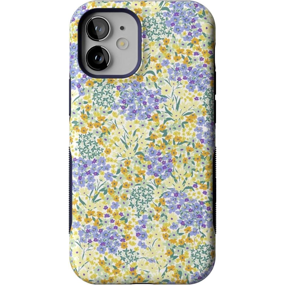 imageCasely iPhone 12 Mini Case  Viva La Vida  Frida Kahlo Collage  Compatible with MagSafe  Bold Protective DesignDream Garden  Cottagecore