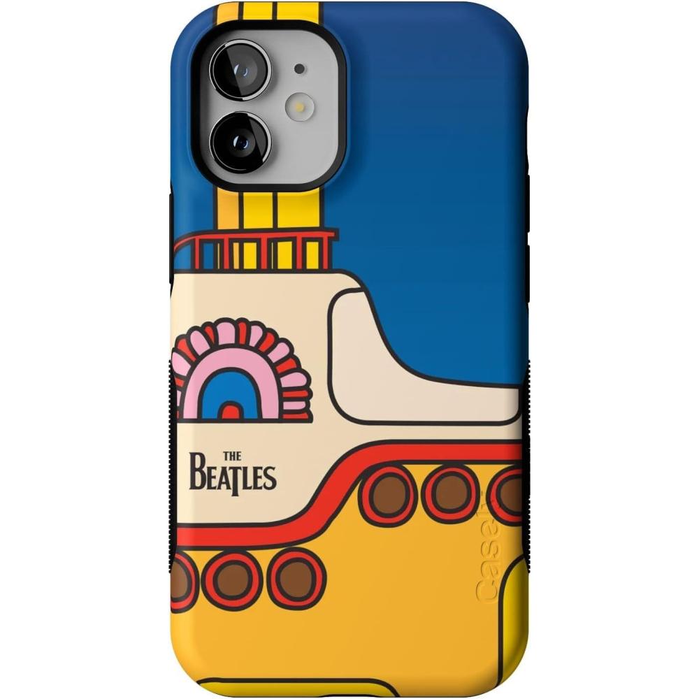 imageCasely iPhone 12 Mini Case  Viva La Vida  Frida Kahlo Collage  Compatible with MagSafe  Bold Protective DesignYellow Submarine  Beatles