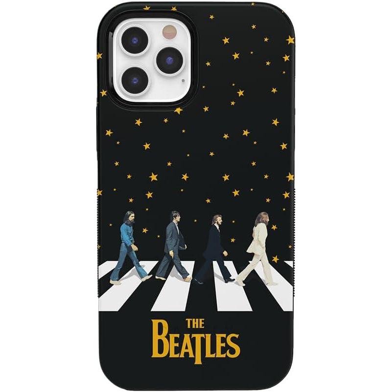 imageCasely iPhone 12 Pro Max Case Denim Cowgirl Fun on Weekdays Compatible with MagSafe Bold Protective Case DesignBeatles Night Walk Abbey Road Dual Image
