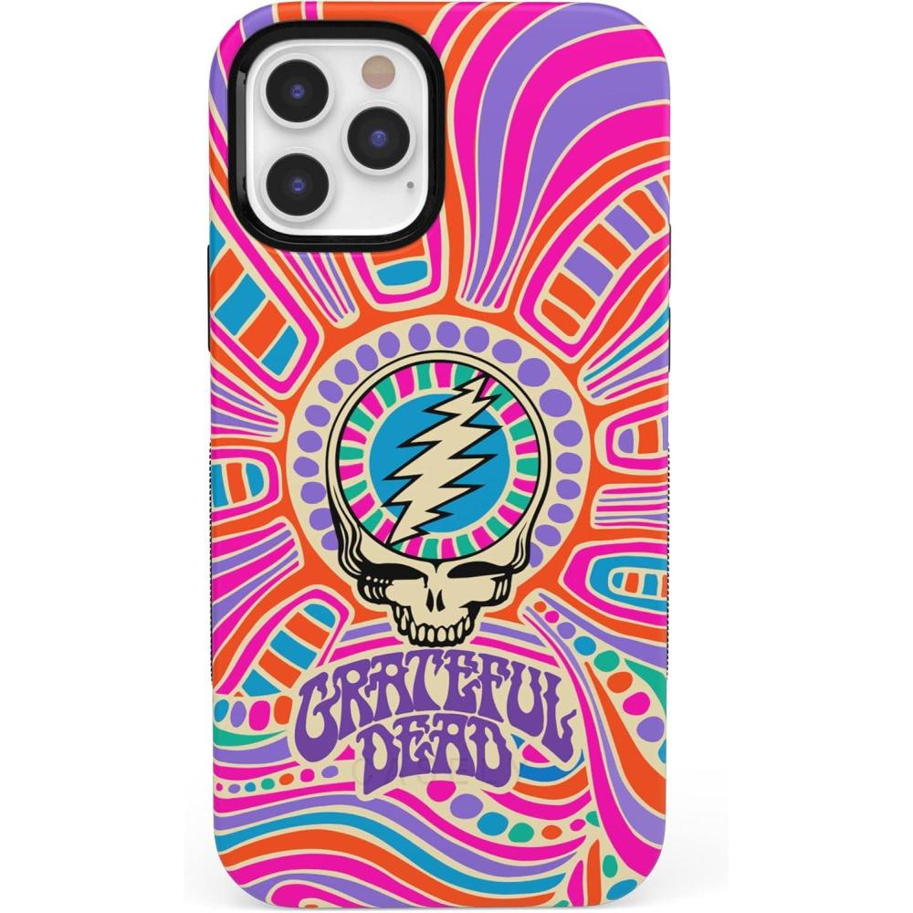 imageCasely iPhone 12 Pro Max Case  Denim Cowgirl  Fun on Weekdays  Compatible with MagSafe  Bold Protective Case DesignGrateful Dead  Art of Chaos  Skull