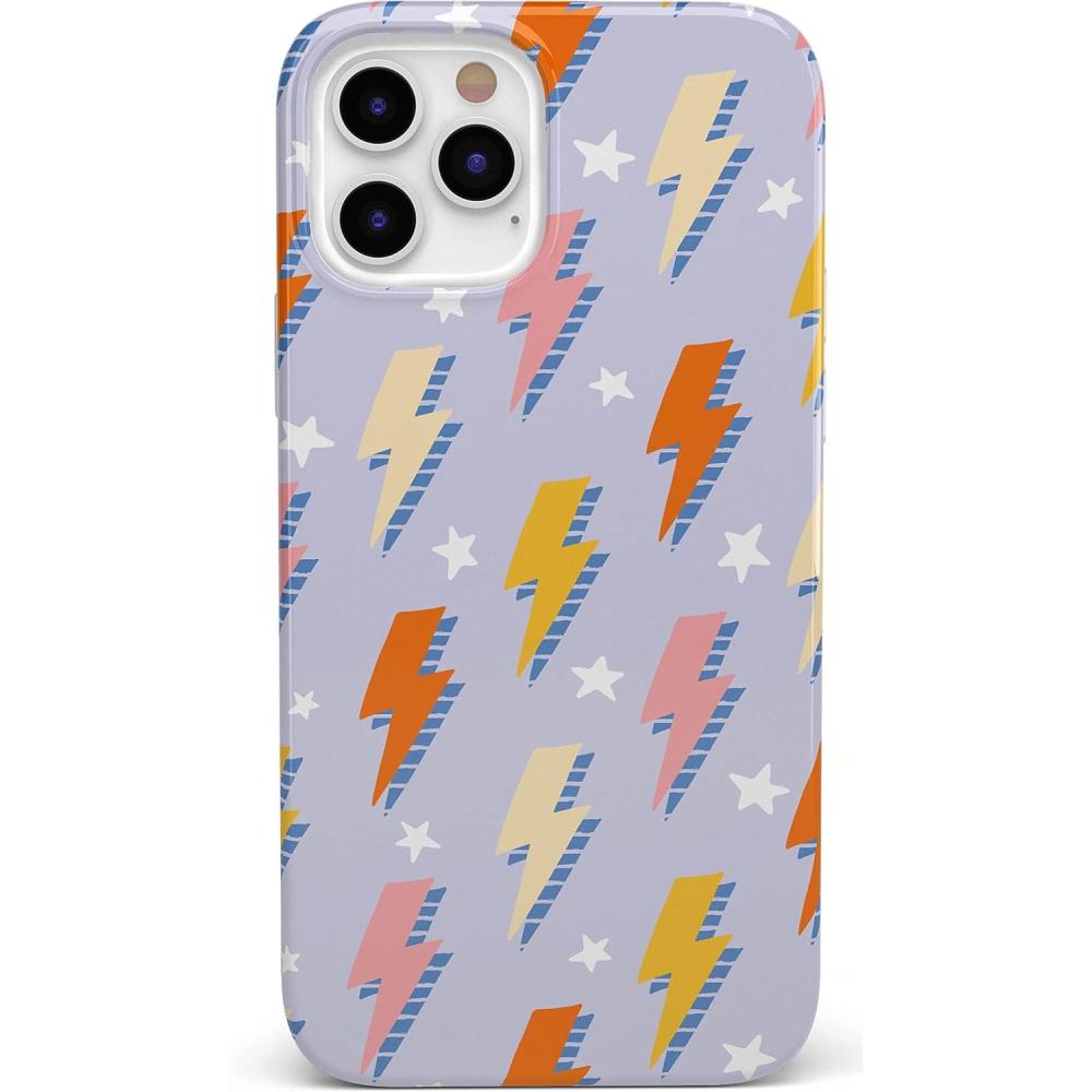imageCasely iPhone 12 Pro Max Case  Vida y Muerte  Frida Kahlo Dotted Skull CaseIn a Flash  Lightning Bolt
