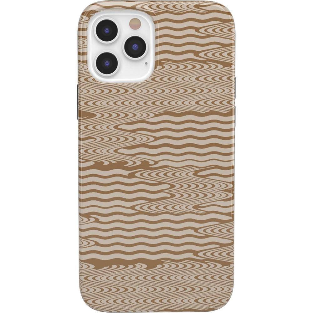 imageCasely iPhone 12 Pro Max Case  Vida y Muerte  Frida Kahlo Dotted Skull CaseMocha Ripple  Brown Waves Case