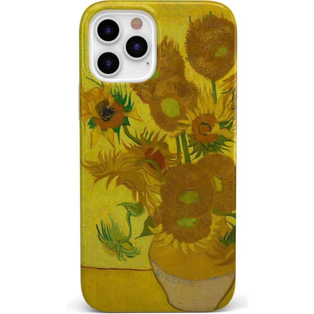 imageCasely iPhone 12 Pro Max Case  Vida y Muerte  Frida Kahlo Dotted Skull CaseVan Gogh  Sunflowers  Floral