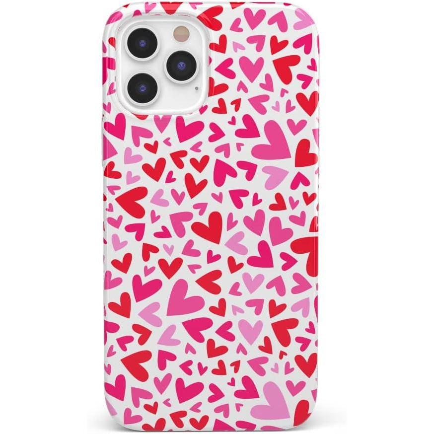 imageCasely iPhone 12 Pro Max Case  Vida y Muerte  Frida Kahlo Dotted Skull CaseXOXO  Pink Candy Hearts