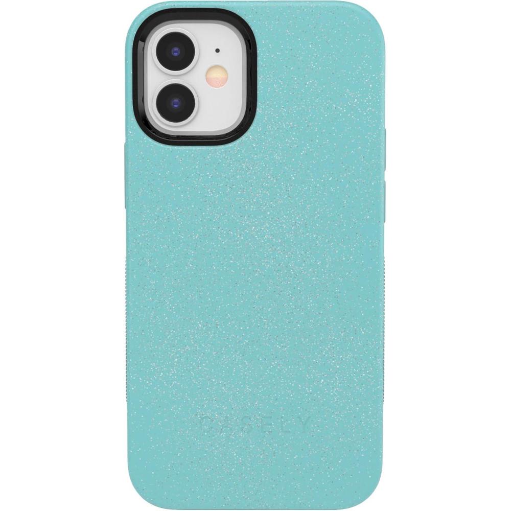 imageCasely iPhone 1212 Pro Case  Tropical Dreams  Pura Vida  Compatible with MagSafe  Bold Protective DesignAquamarine  Ocean Blue Shimmer Glitter
