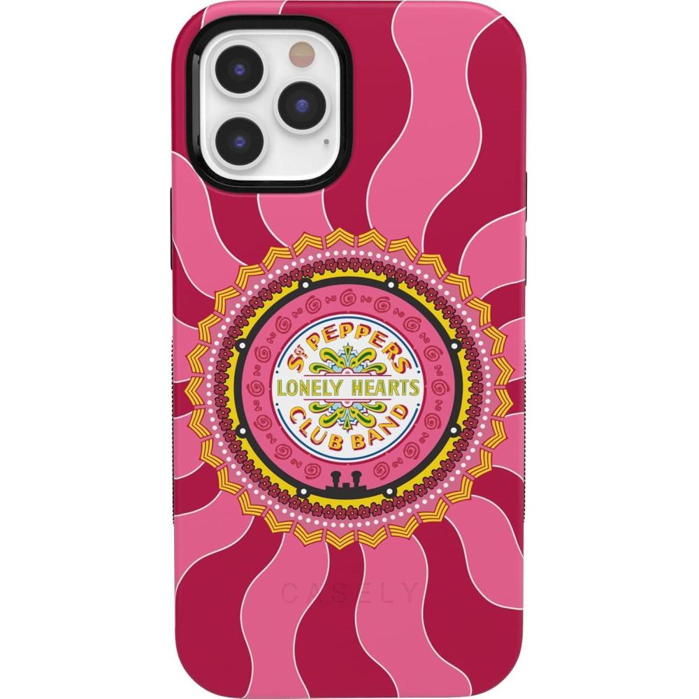 imageCasely iPhone 1212 Pro Case  Tropical Dreams  Pura Vida  Compatible with MagSafe  Bold Protective DesignBeatles  Sgt Peppers  Lonely Hearts Club