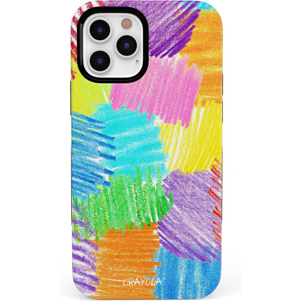 imageCasely iPhone 1212 Pro Case  Tropical Dreams  Pura Vida  Compatible with MagSafe  Bold Protective DesignCrayola  Scribble Me That  Rainbow Pencil
