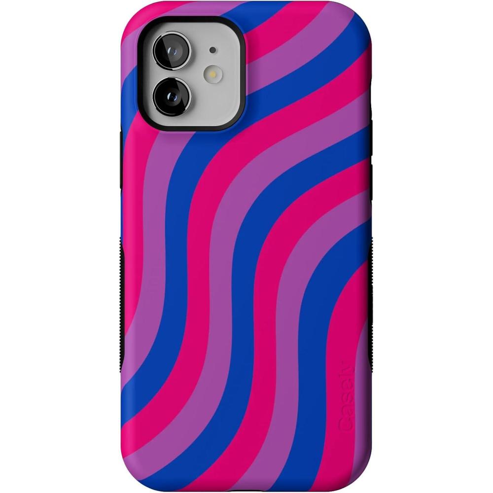 imageCasely iPhone 1212 Pro Case  Tropical Dreams  Pura Vida  Compatible with MagSafe  Bold Protective DesignLove Wins  Pride