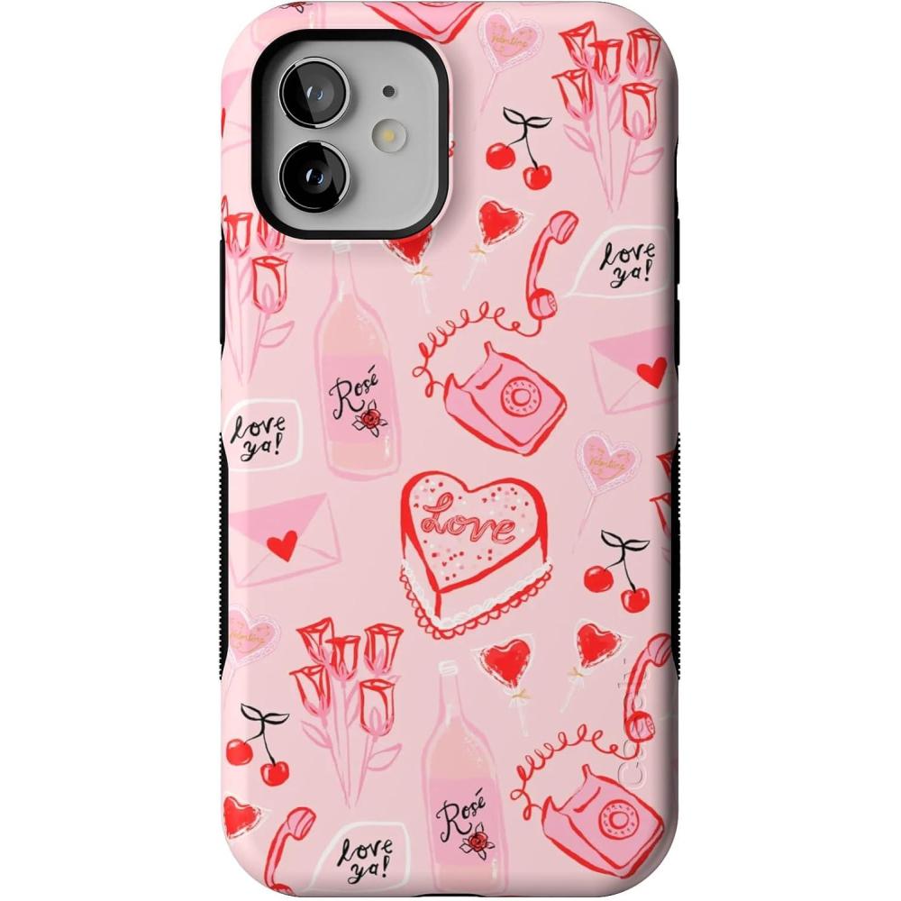 imageCasely iPhone 1212 Pro Case  Tropical Dreams  Pura Vida  Compatible with MagSafe  Bold Protective DesignThats Amore  Valentines