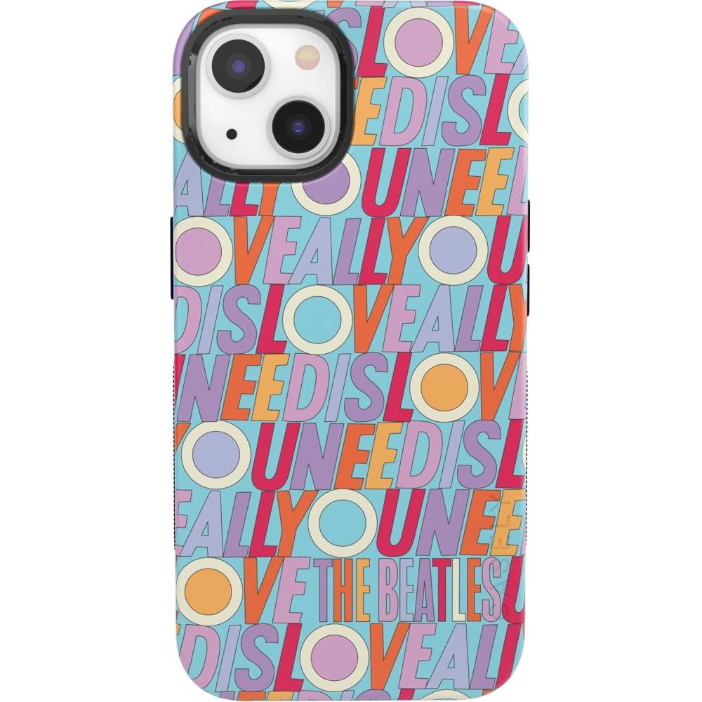 imageCasely iPhone 13 Case  Field of Flowers  Pastel Floral  Compatible with MagSafe  Bold Protective Design02 Beatles  All You Need Is Love