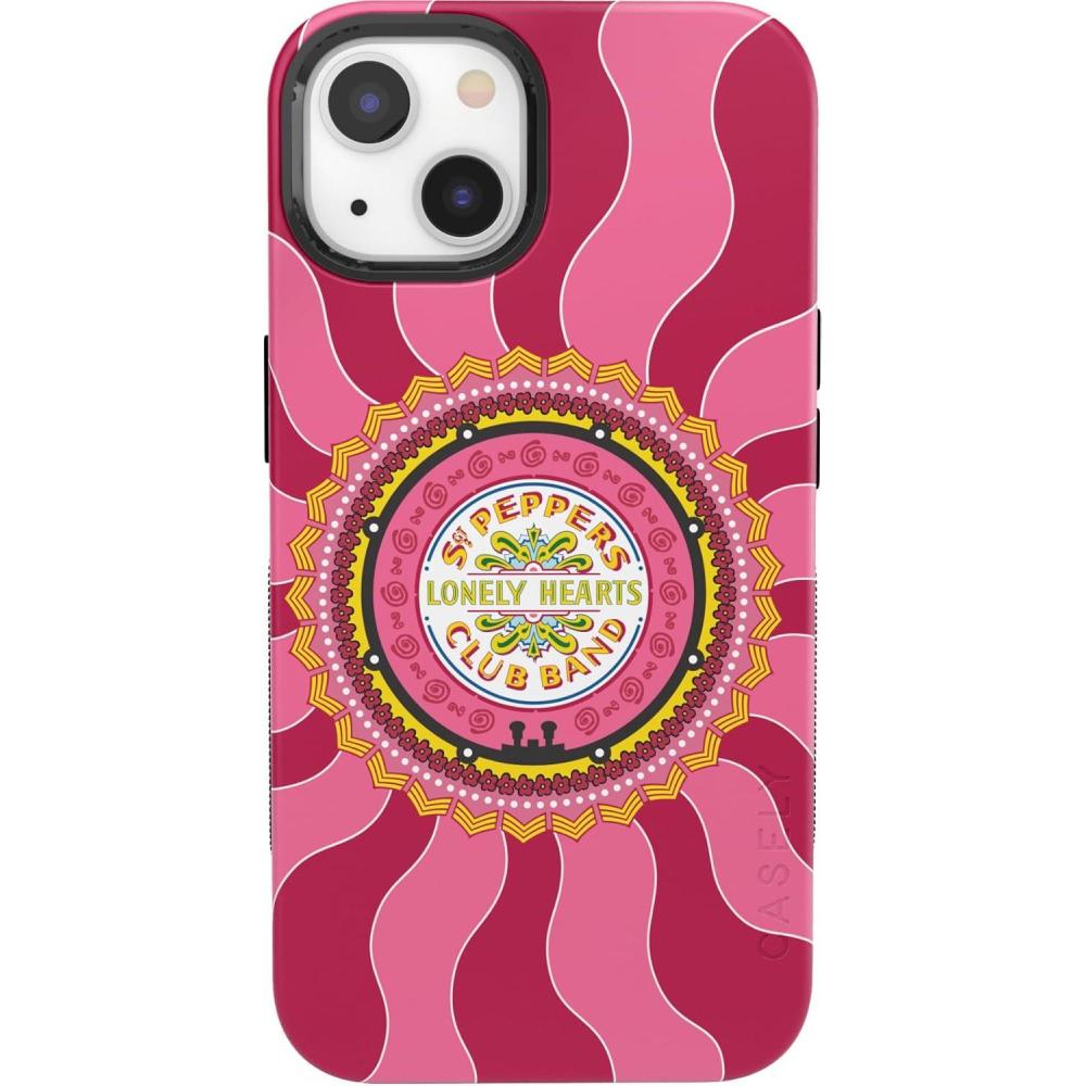 imageCasely iPhone 13 Case  Field of Flowers  Pastel Floral  Compatible with MagSafe  Bold Protective DesignBeatles  Lonely Hearts Club  Sgt Peppers
