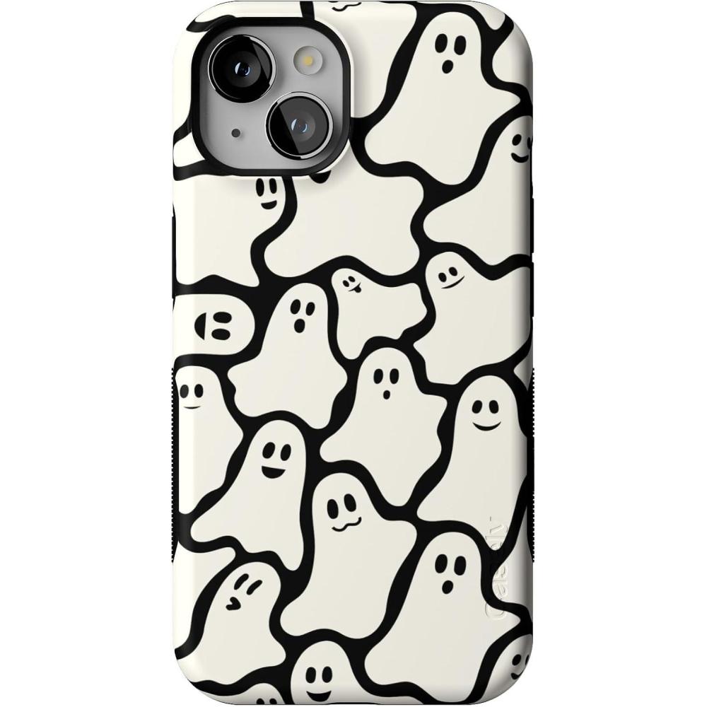 imageCasely iPhone 13 Case  Field of Flowers  Pastel Floral  Compatible with MagSafe  Bold Protective DesignDont Ghost Me  Halloween