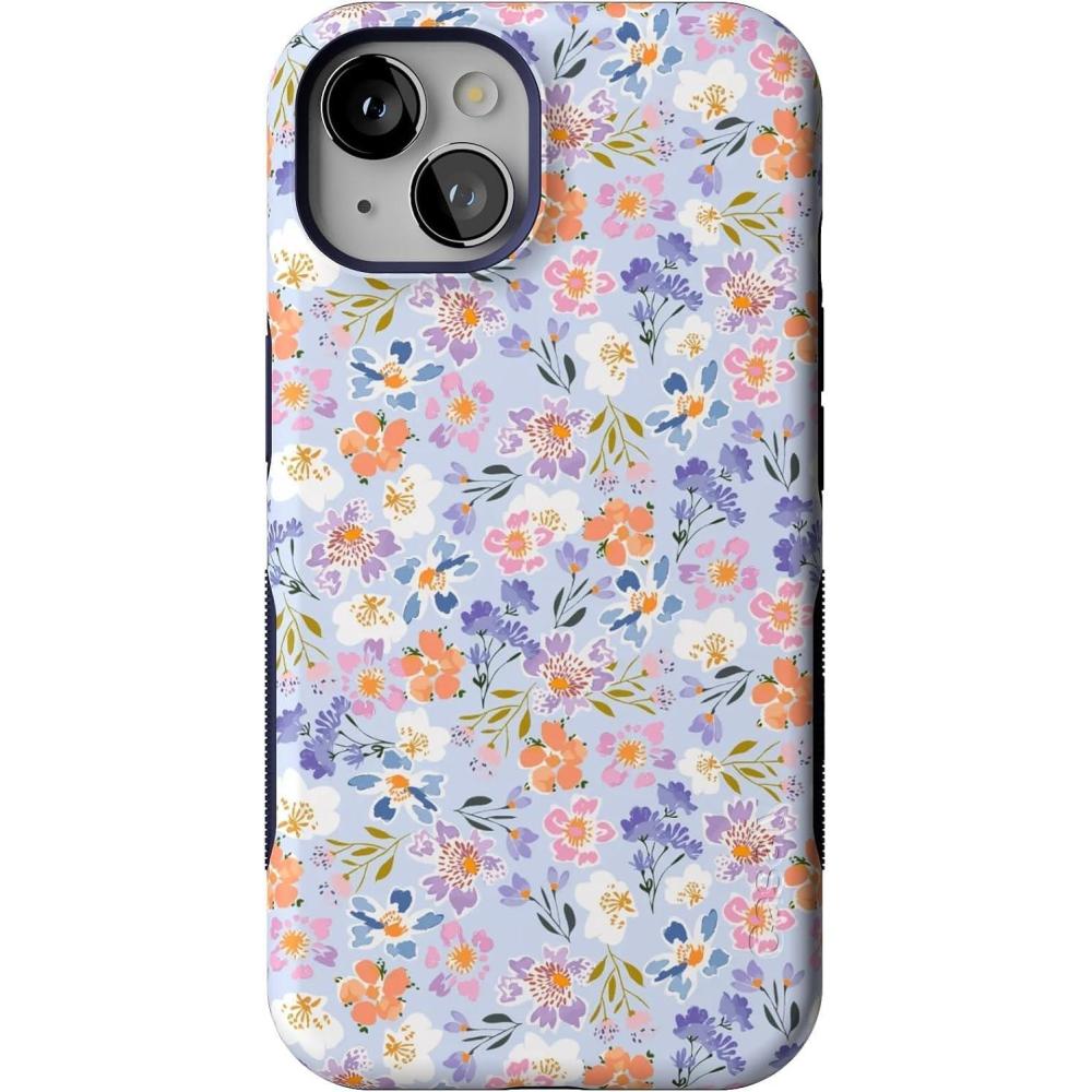 imageCasely iPhone 13 Case  Field of Flowers  Pastel Floral  Compatible with MagSafe  Bold Protective DesignPoppy Meadows  Pastel Floral