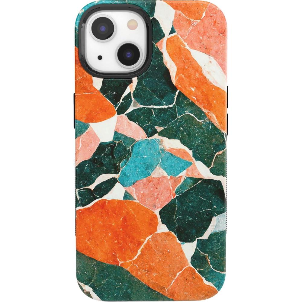 imageCasely iPhone 13 Case  Field of Flowers  Pastel Floral  Compatible with MagSafe  Bold Protective DesignYes  of Quartz  Sculpted Marble