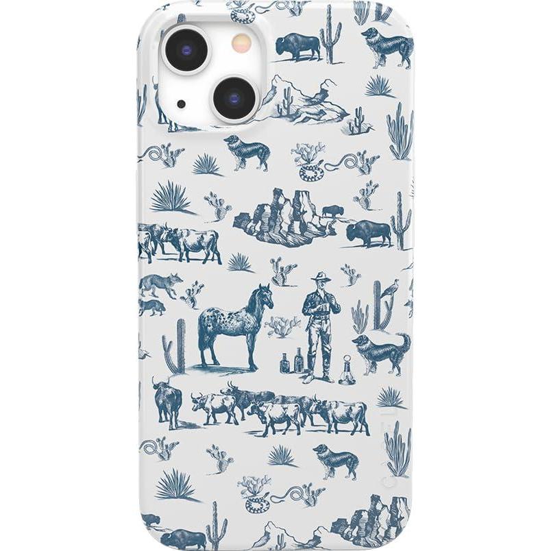 imageCasely iPhone 13 Case  Sage Garden  Green Floral  Compatible with MagSafe  Classic Ultra Slim Case DesignWild West Adventure  Desert