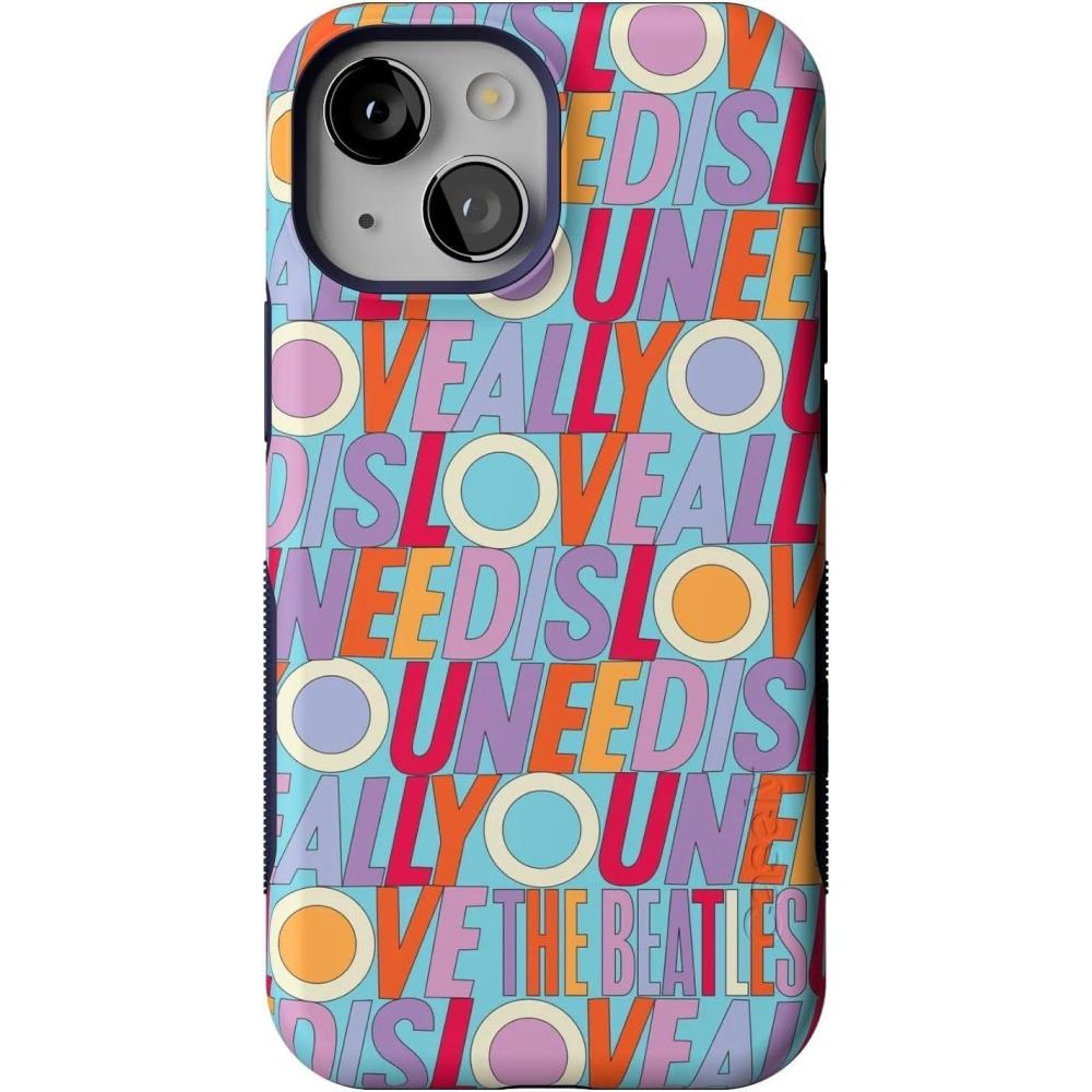 imageCasely iPhone 13 Mini Case  Id Pick You  Red Strawberry  Compatible with MagSafe  Bold Protective DesignAll You Need Is Love  Beatles