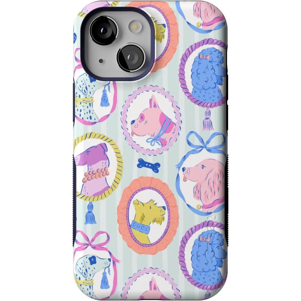 imageCasely iPhone 13 Mini Case  Id Pick You  Red Strawberry  Compatible with MagSafe  Bold Protective DesignChateau Pups  French Dog