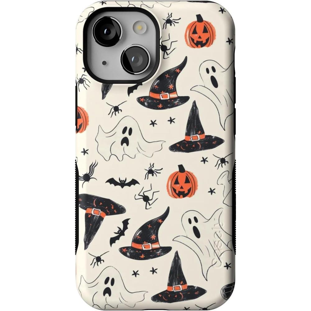 imageCasely iPhone 13 Mini Case  Id Pick You  Red Strawberry  Compatible with MagSafe  Bold Protective DesignFeeling Witchy  Haunted Halloween