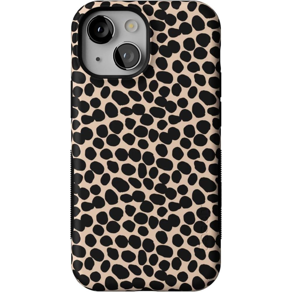 imageCasely iPhone 13 Mini Case  Id Pick You  Red Strawberry  Compatible with MagSafe  Bold Protective DesignLost in Spots  Cheetah Print