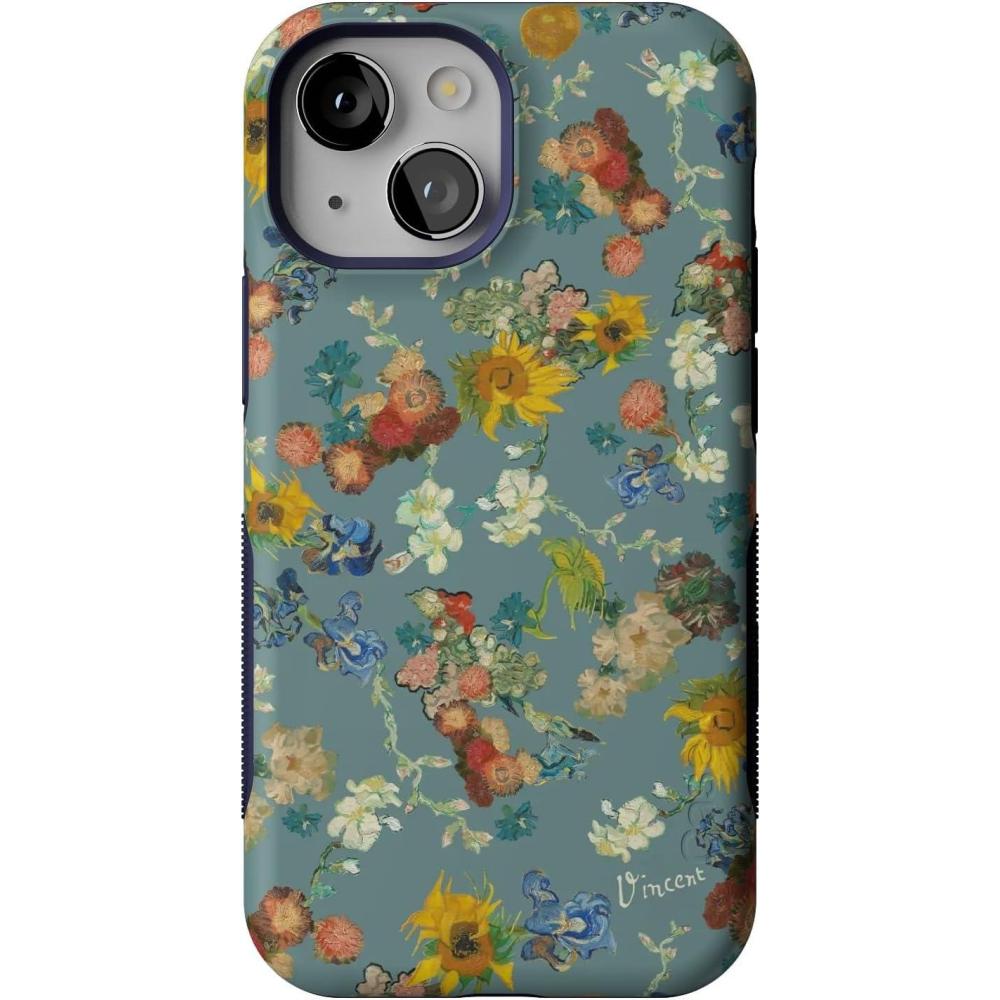 imageCasely iPhone 13 Mini Case  Id Pick You  Red Strawberry  Compatible with MagSafe  Bold Protective DesignVincents Flowers  Van Gogh Museum