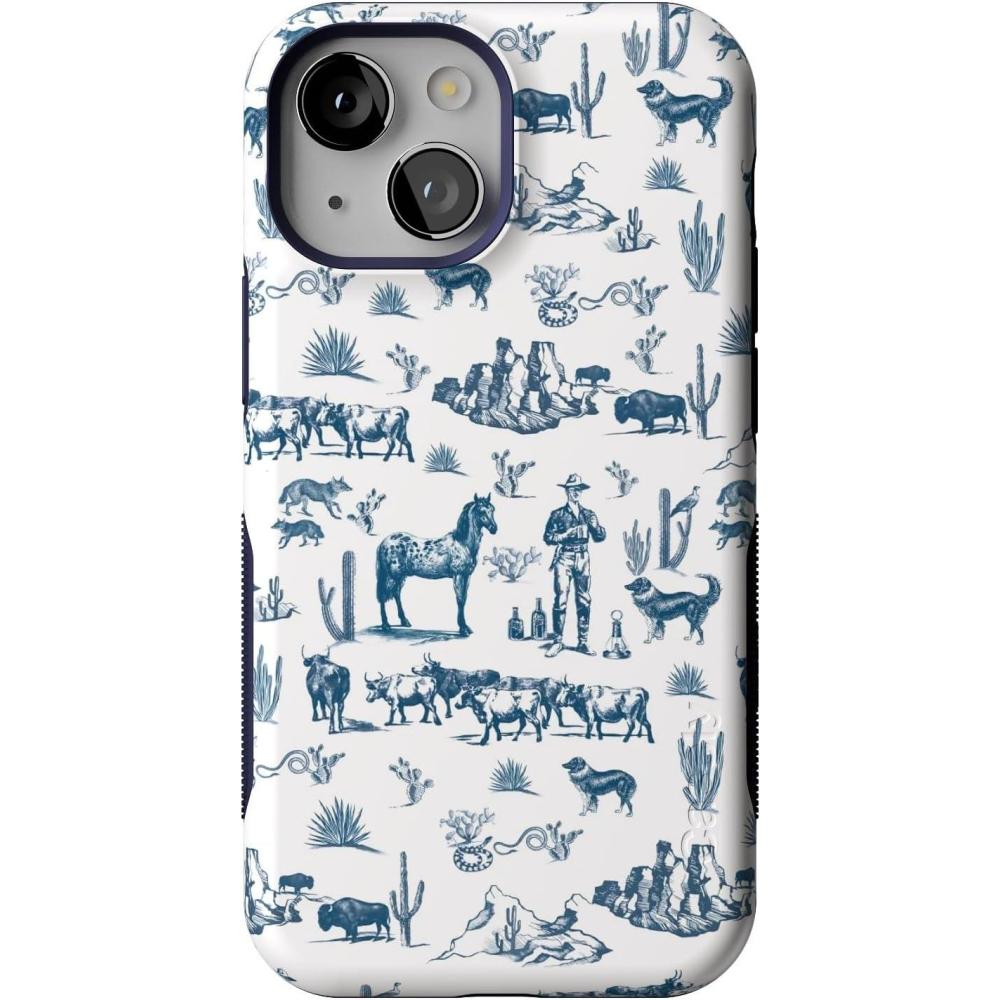 imageCasely iPhone 13 Mini Case  Id Pick You  Red Strawberry  Compatible with MagSafe  Bold Protective DesignWild West Adventure  Desert