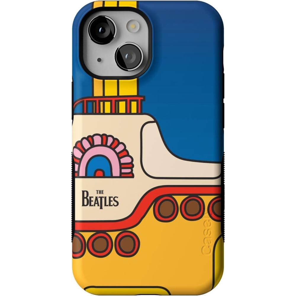 imageCasely iPhone 13 Mini Case  Id Pick You  Red Strawberry  Compatible with MagSafe  Bold Protective DesignYellow Submarine  Beatles