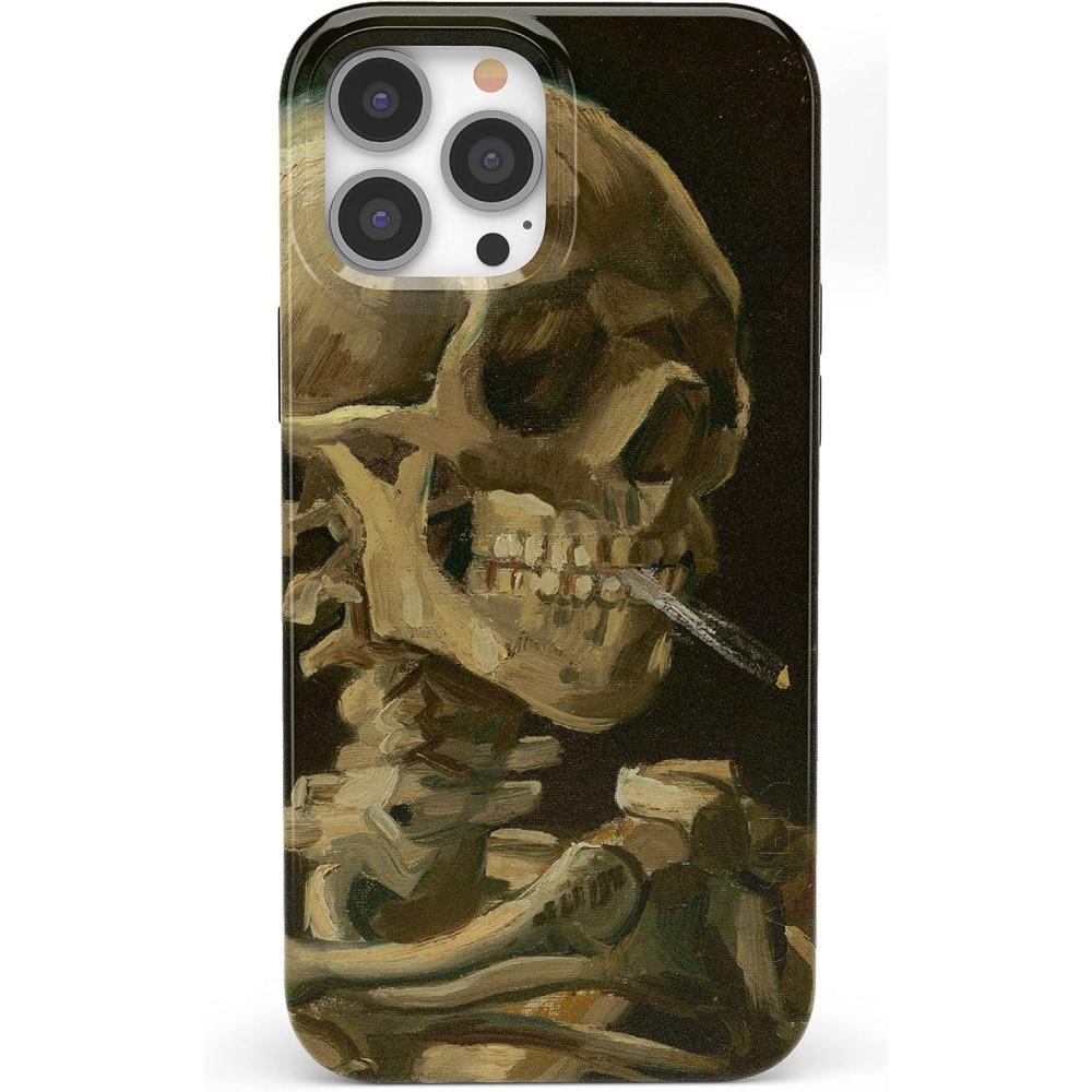 imageCasely iPhone 13 Pro Case Compatible with MagSafe Flower Patch Girly Floral Case01 Van Gogh After Hours Skeleton
