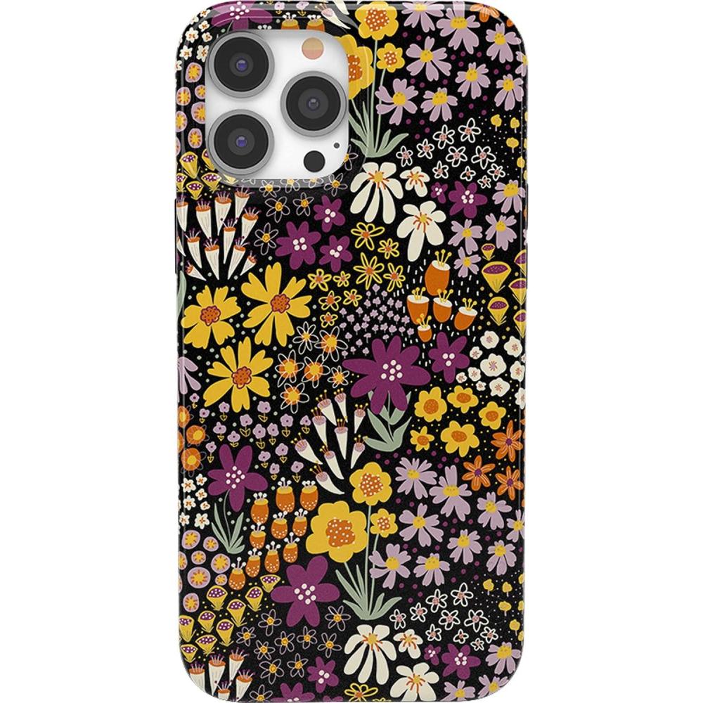 imageCasely iPhone 13 Pro Case  Compatible with MagSafe  Flower Patch  Girly Floral CaseFalling for You  Plum Floral