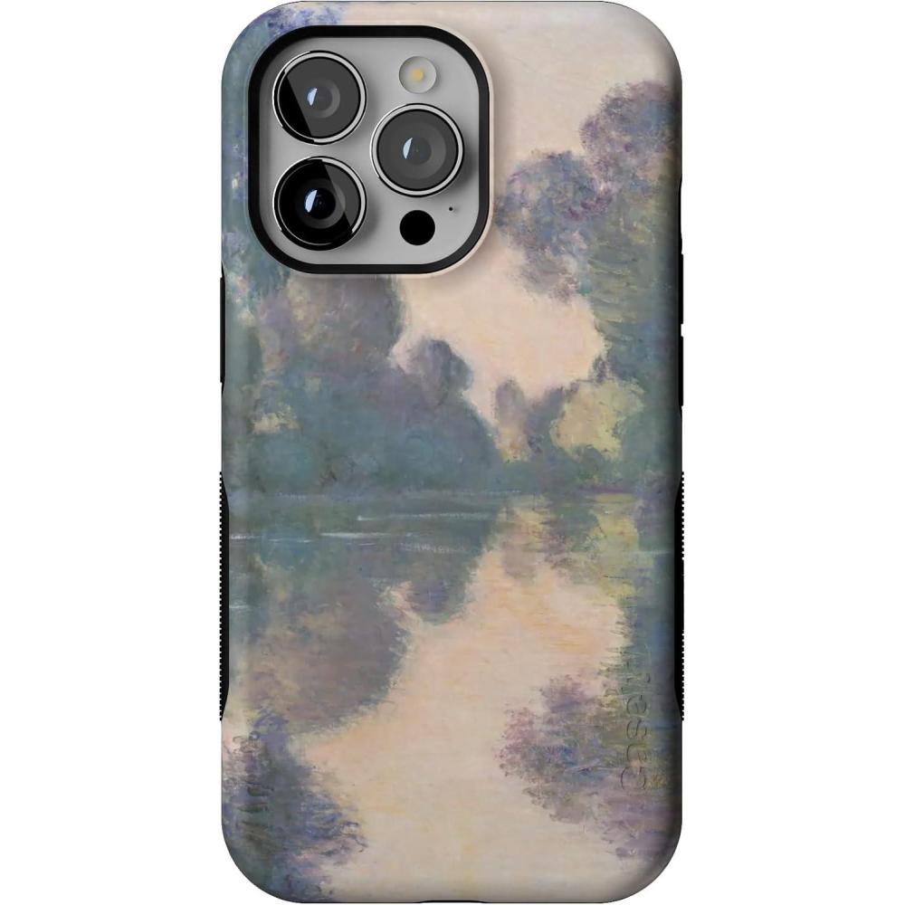 imageCasely iPhone 13 Pro Case  Ride The Wave  Pastel Rainbow Lined  Compatible with MagSafe  Bold Protective DesignMonets Morning  The Met Museum Collection
