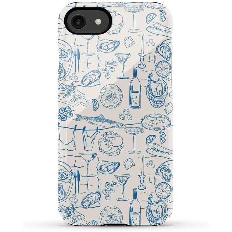 imageCasely iPhone SE 2020 amp 2022 Case  Hibiscus Blooms  Hawaiian Floral  Essential Slim DualLayer Protective Case DesignAmalfi Aperitivo  Dolce Vita