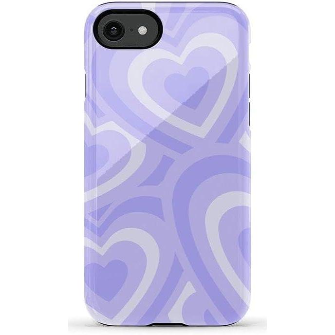 imageCasely iPhone SE 2020 amp 2022 Case  Hibiscus Blooms  Hawaiian Floral  Essential Slim DualLayer Protective Case DesignLove Song  Lavender Heart