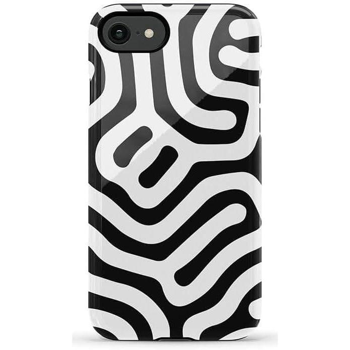 imageCasely iPhone SE 2020 amp 2022 Case  Hibiscus Blooms  Hawaiian Floral  Essential Slim DualLayer Protective Case DesignMaze  High Contrast