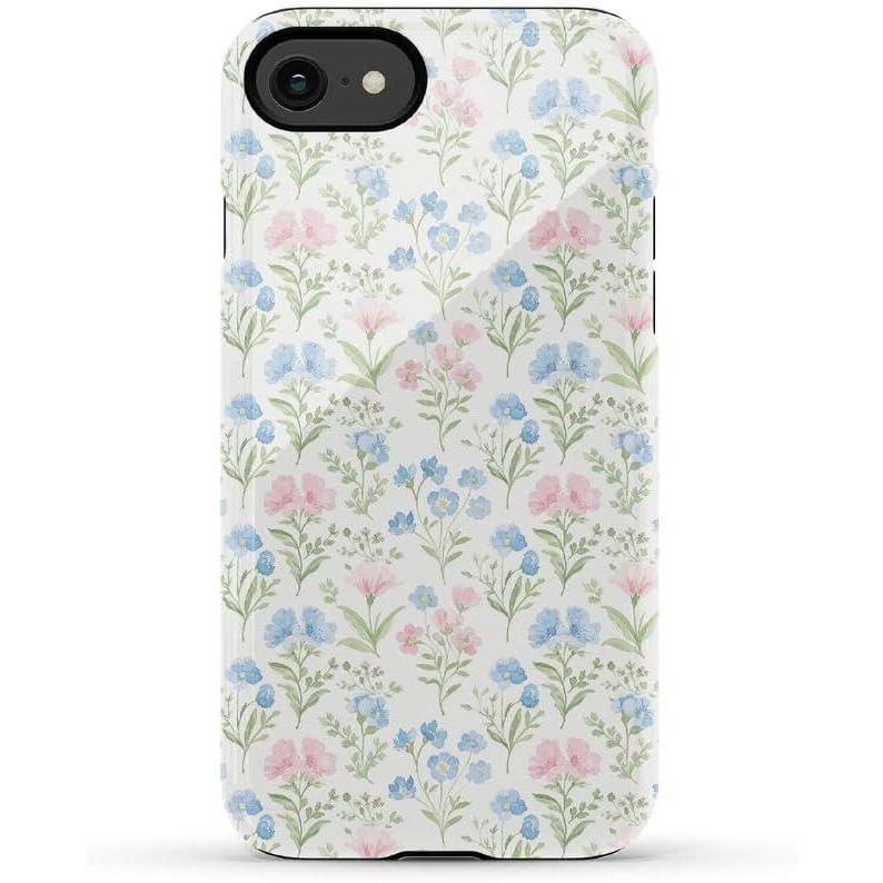 imageCasely iPhone SE 2020 amp 2022 Case  Hibiscus Blooms  Hawaiian Floral  Essential Slim DualLayer Protective Case DesignPastel Garden  Sunday Best