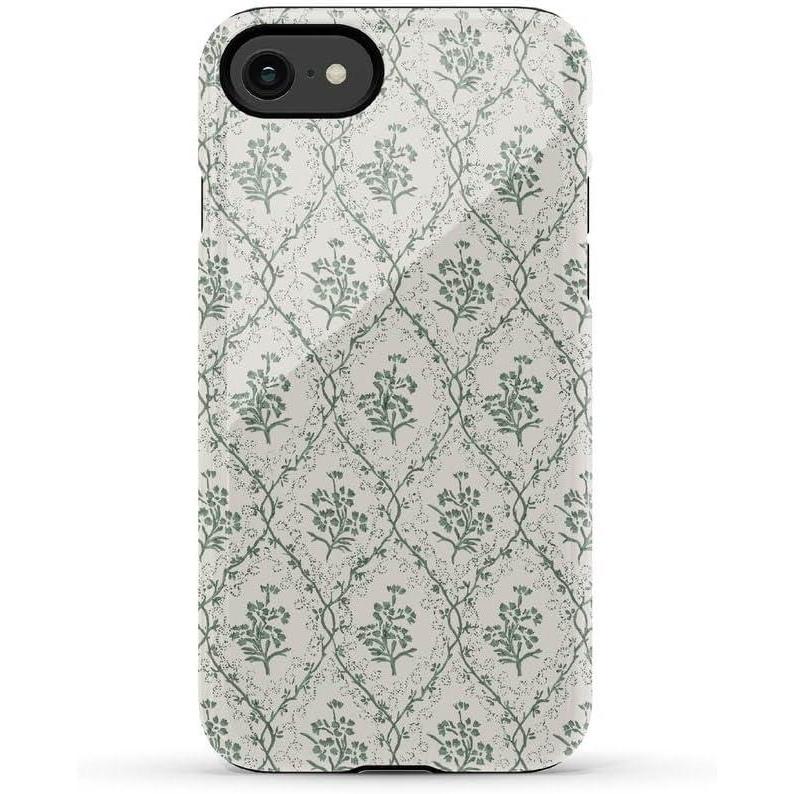 imageCasely iPhone SE 2020 amp 2022 Case  Hibiscus Blooms  Hawaiian Floral  Essential Slim DualLayer Protective Case DesignSage Tapestry  Floral Vines