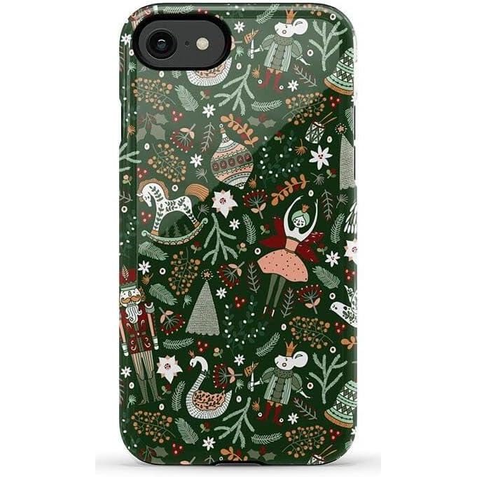 imageCasely iPhone SE 2020 amp 2022 Case  Hibiscus Blooms  Hawaiian Floral  Essential Slim DualLayer Protective Case DesignSugar Plum Fairy  Winter Wonderland