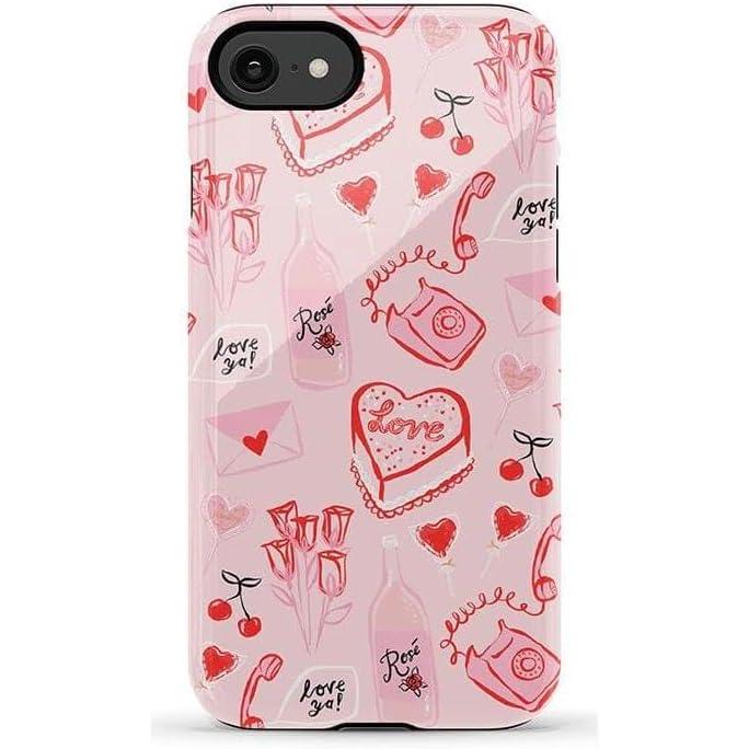 imageCasely iPhone SE 2020 amp 2022 Case  Hibiscus Blooms  Hawaiian Floral  Essential Slim DualLayer Protective Case DesignThats Amore  Valentines